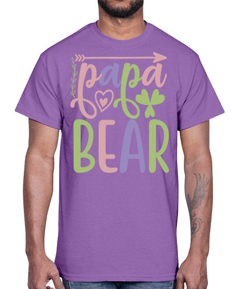 papa bear 207#- bears - animals- Cotton Tee