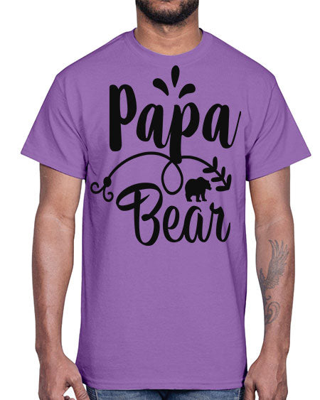 papa bear 215#- bears - animals- Cotton Tee