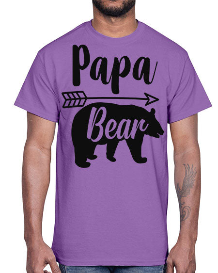 papa bear copy 221#- bears - animals- Cotton Tee