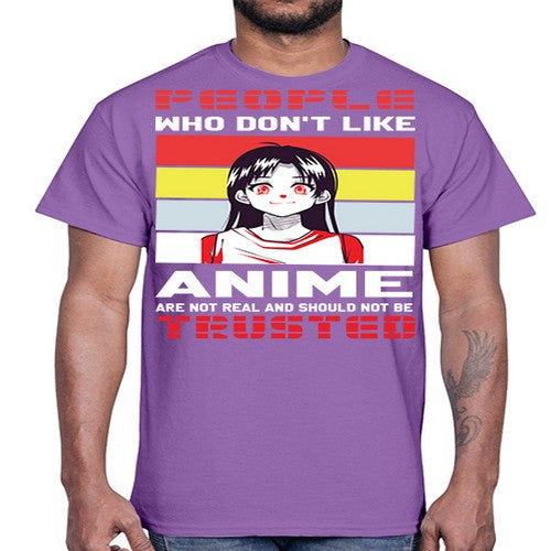 people who dont like anime are not to be trusted273#- anime- Cotton Tee