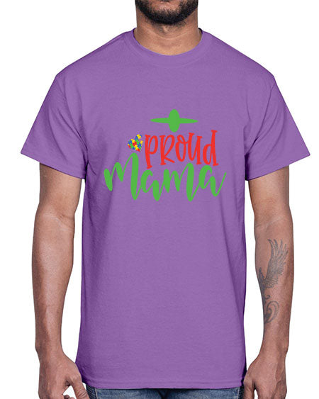proud mama Style 38#- autism- Cotton Tee
