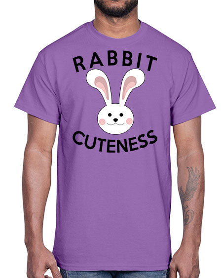 rabbit cuteness- rabbit- Cotton Tee