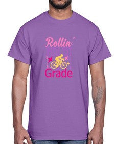 rollin into first grade 776#- first grade- Cotton Tee