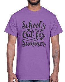 schools out for summer 803#- general school- Cotton Tee