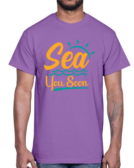 sea you soon Style 76#- summer- Cotton Tee