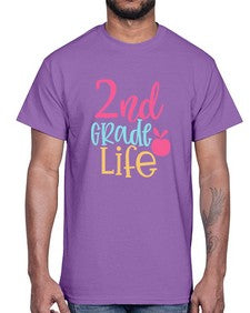 second grade design 811#- second grade- Cotton Tee