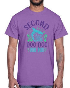 second grade doo doo 813#- second grade- Cotton Tee