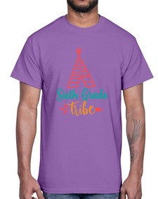 sixth grade tribe 885#- sixth grade- Cotton Tee