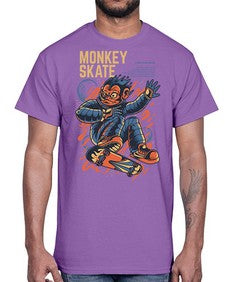 skate monkey ytbpr 1045#- art pop art- Cotton Tee
