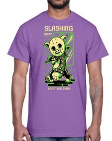 slashing party sutnk 1074#- art pop art- Cotton Tee