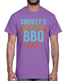 smokeys famous bbq 403#- bbq- Cotton Tee