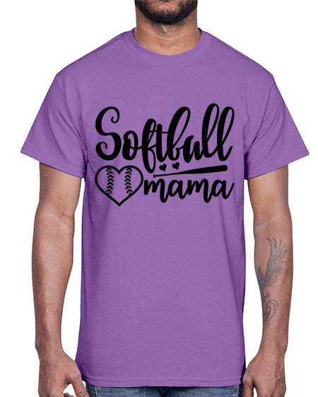 softball mama 2274#- softball- Cotton Tee