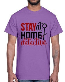 stay at home detective 1112#- true crime- Cotton Tee