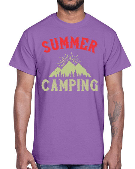 summer camping  82#- summer- Cotton Tee
