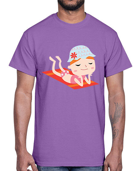 summer characters 59#- summer- Cotton Tee