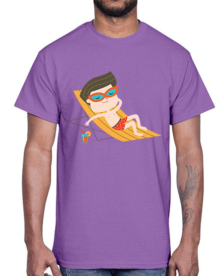 summer characters 62#- summer- Cotton Tee