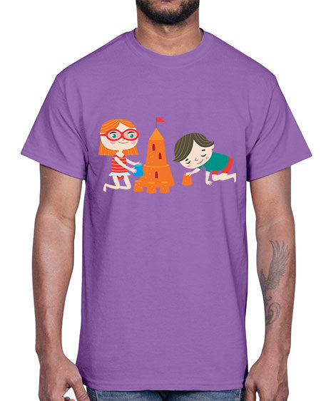 summer characters 66#- summer- Cotton Tee