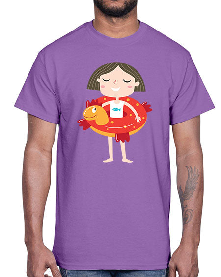 summer characters 67#- summer- Cotton Tee