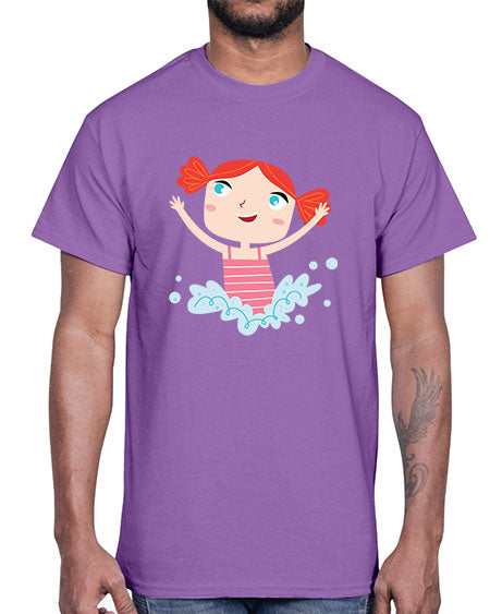 summer characters 73#- summer- Cotton Tee