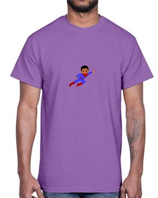 super kid 14#- black boys or men- Cotton Tee