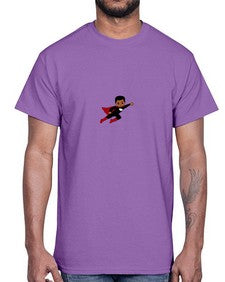 super kid 5#- black boys or men- Cotton Tee