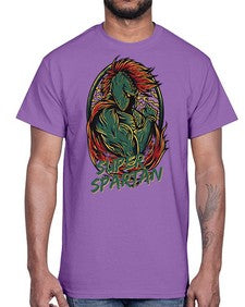 super spartan 1140#- art pop art- Cotton Tee