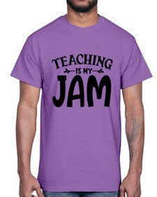 teaching is my jam Style 403#- teacher- Cotton Tee