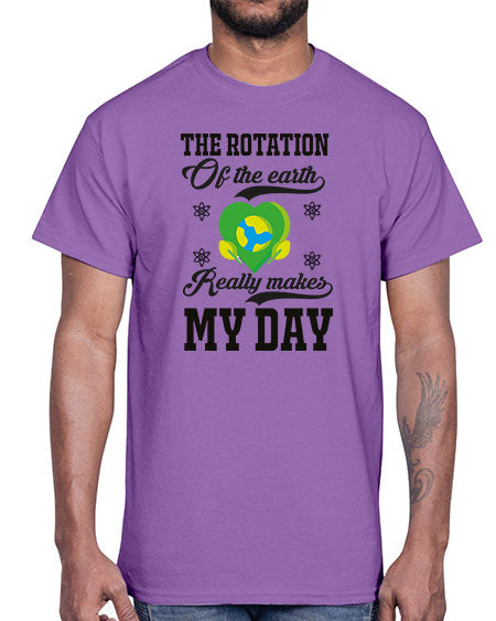 the rotation of the earth really makes my day 13#- nature- Cotton Tee