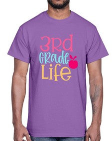 third grade life design 966#- third grade- Cotton Tee