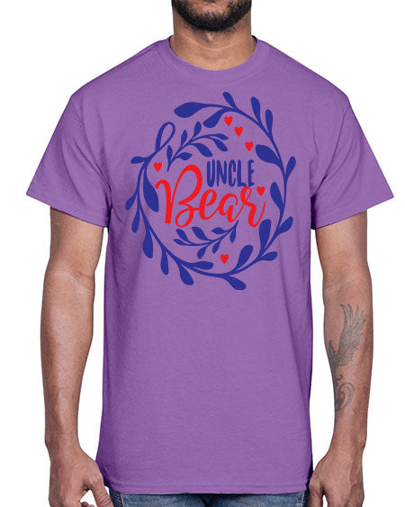 uncle bear 281#- bears - animals- Cotton Tee