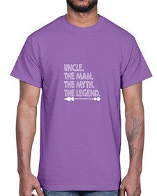 uncle the man the myth 657#- uncle- Cotton Tee