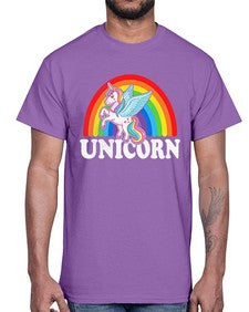 unicorn 439#- unicorn- Cotton Tee
