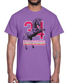 unicorns 517#- unicorn- Cotton Tee
