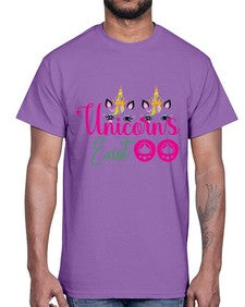 unicorns exist 534#- unicorn- Cotton Tee