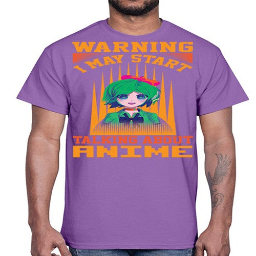 warning i may start talking about anime286#- anime- Cotton Tee
