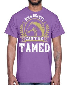 wild hearts can’t be tamed Style 11#- horse- Cotton Tee
