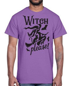 witch please 13#- witch- Cotton Tee