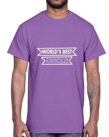 worlds best uncle 698#- uncle- Cotton Tee