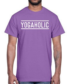 yogaholics 648#- yoga- Cotton Tee