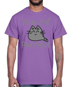 you are purrfect- cats- Cotton Tee