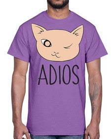 Adios- cats- Cotton Tee