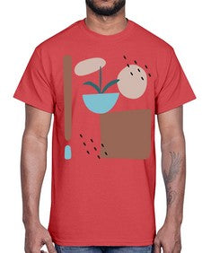 Abstract Shape 189#- art pop art- Cotton Tee