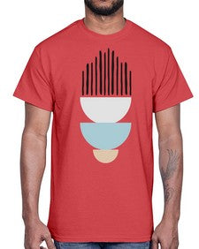 Abstract Shape 190#- art pop art- Cotton Tee