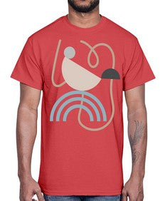 Abstract Shape 193#- art pop art- Cotton Tee