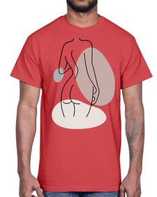 Abstract Shape 195#- art pop art- Cotton Tee