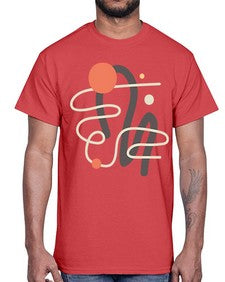 Abstract Shape 198#- art pop art- Cotton Tee