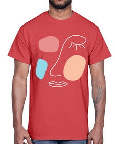 Abstract Shape 201#- art pop art- Cotton Tee