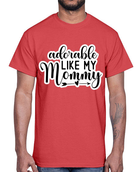 Adorable Like My Mommy 269#- baby- Cotton Tee