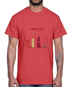 AkronOH 285#- cities- Cotton Tee