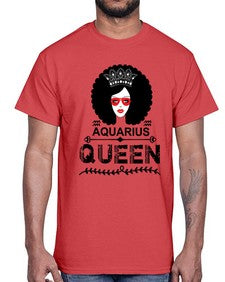 Aquarius queen 75#- aquarius- Cotton Tee